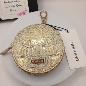 Brahmin Circle Coin Purse NWT Hologram